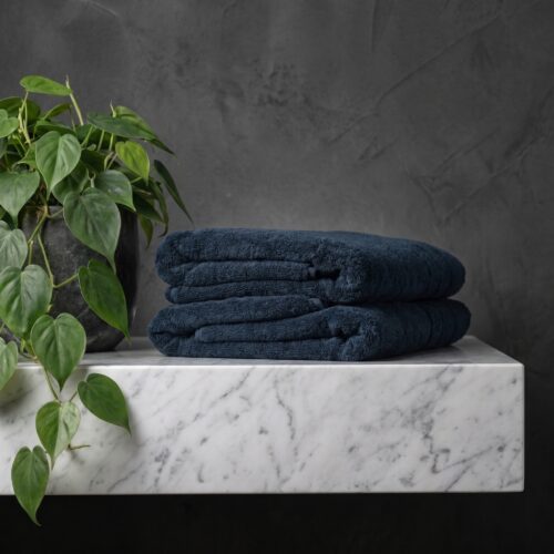 Navy Towel Shelf 1.1 Benjamin John Royal Bath Towel
