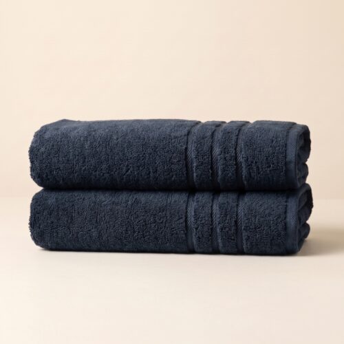 Navy Two Stack 1.1 Benjamin John Royal Bath Towel