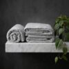Smoke Grey Shelf 1.1 Benjamin John Nimbus Bath Towel